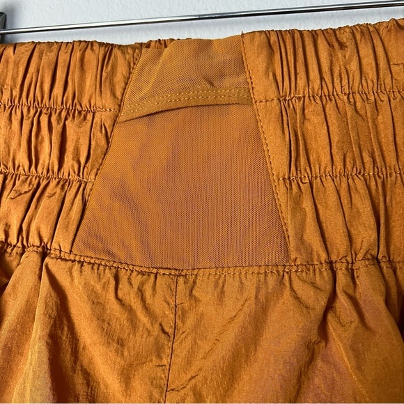 Free People The Way Home Shorts Burnt Orange Activewear Running Size Small - Picture 7 of 12